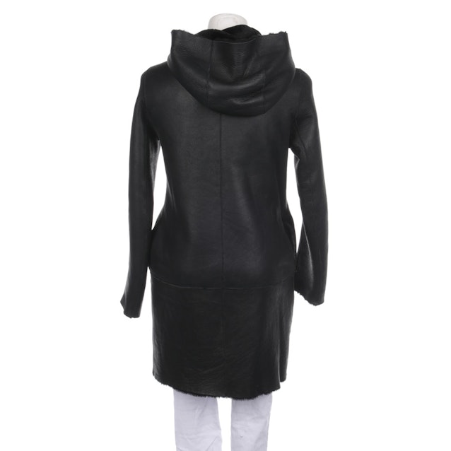 Sheepskin Coat from Sandro in Black size 36 / 2 | Vite EnVogue