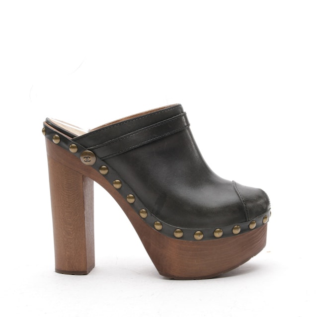 Image 1 of Heeled Mules from Chanel in Dark brown size 39 EUR | Vite EnVogue