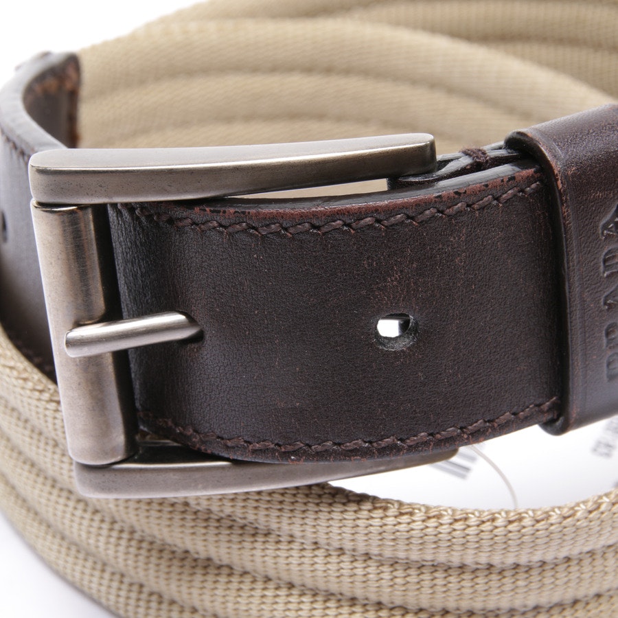 Belt from Prada in Beige and Brown size 80 cm