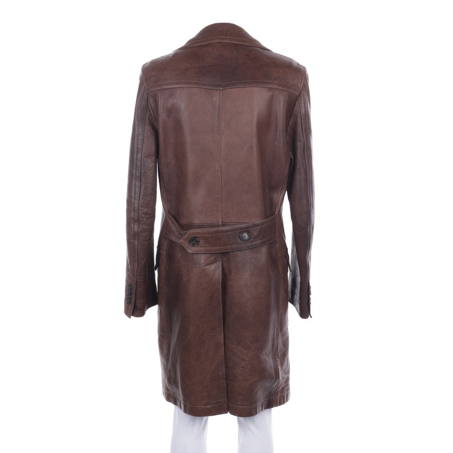 Leather Coat from Dolce & Gabbana in Brown size 50