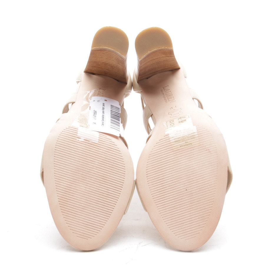 Sandaletten von Lauren Ralph Lauren in Beige Gr. 38 EUR US 7 Neu