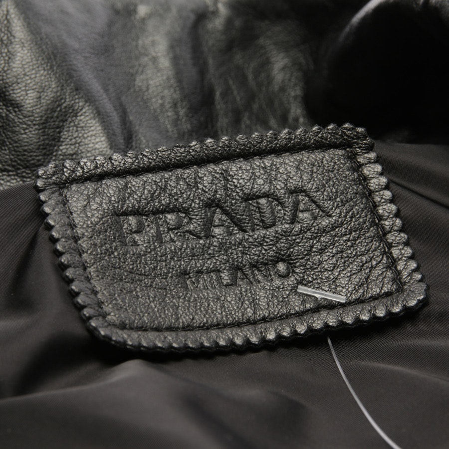 Leather Jacket from Prada in Black size 50