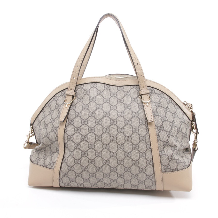 Handbag from Gucci in Tan and Gray