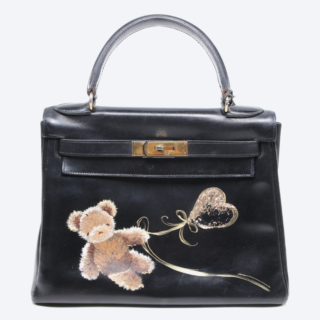 Image 1 of Handbag from Hermès in Black Kelly Bag 28 | Vite EnVogue