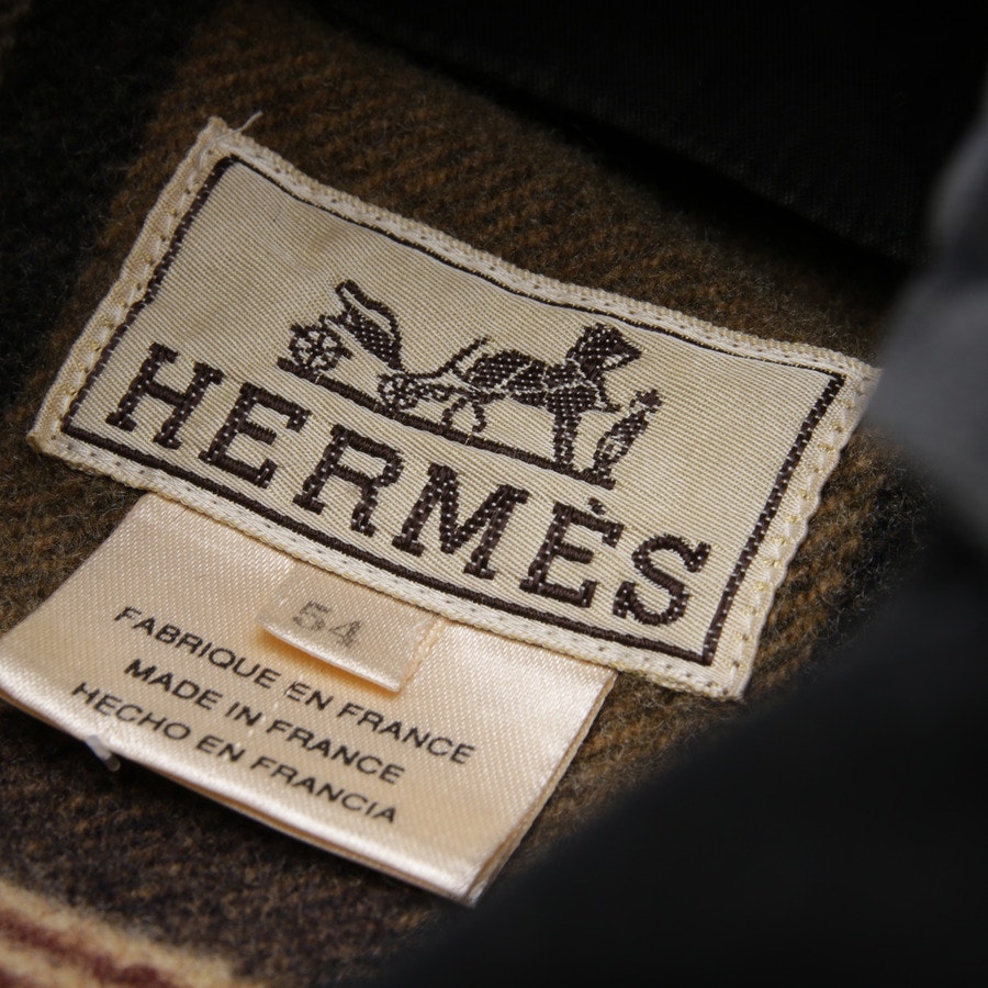 Wool Jacket from Hermès in Black size 54