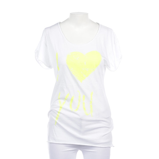 Bild 1 von Shirt von Rich & Royal in Weiß und Neon Gelb Gr. S | Vite EnVogue