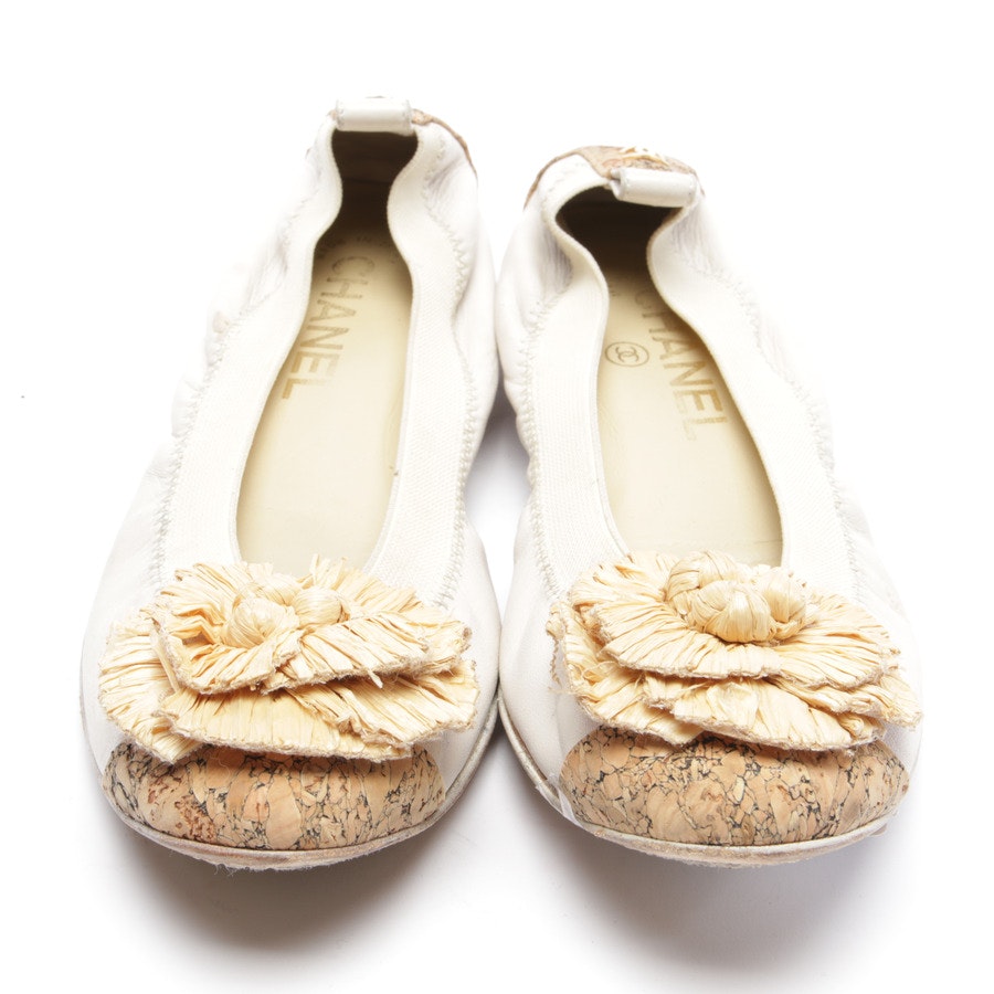 Ballet Flats from Chanel in Beige size 36,5 EUR