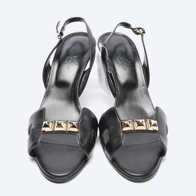 Image 2 of Heeled Sandals from Hermès in Black size 39,5 EUR | Vite EnVogue