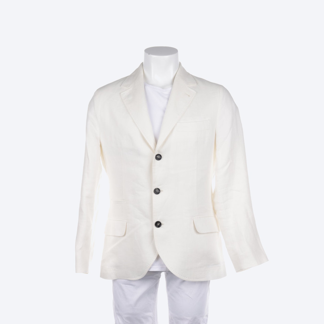 Image 1 of Linen Blazer from Brunello Cucinelli in White size 48 | Vite EnVogue