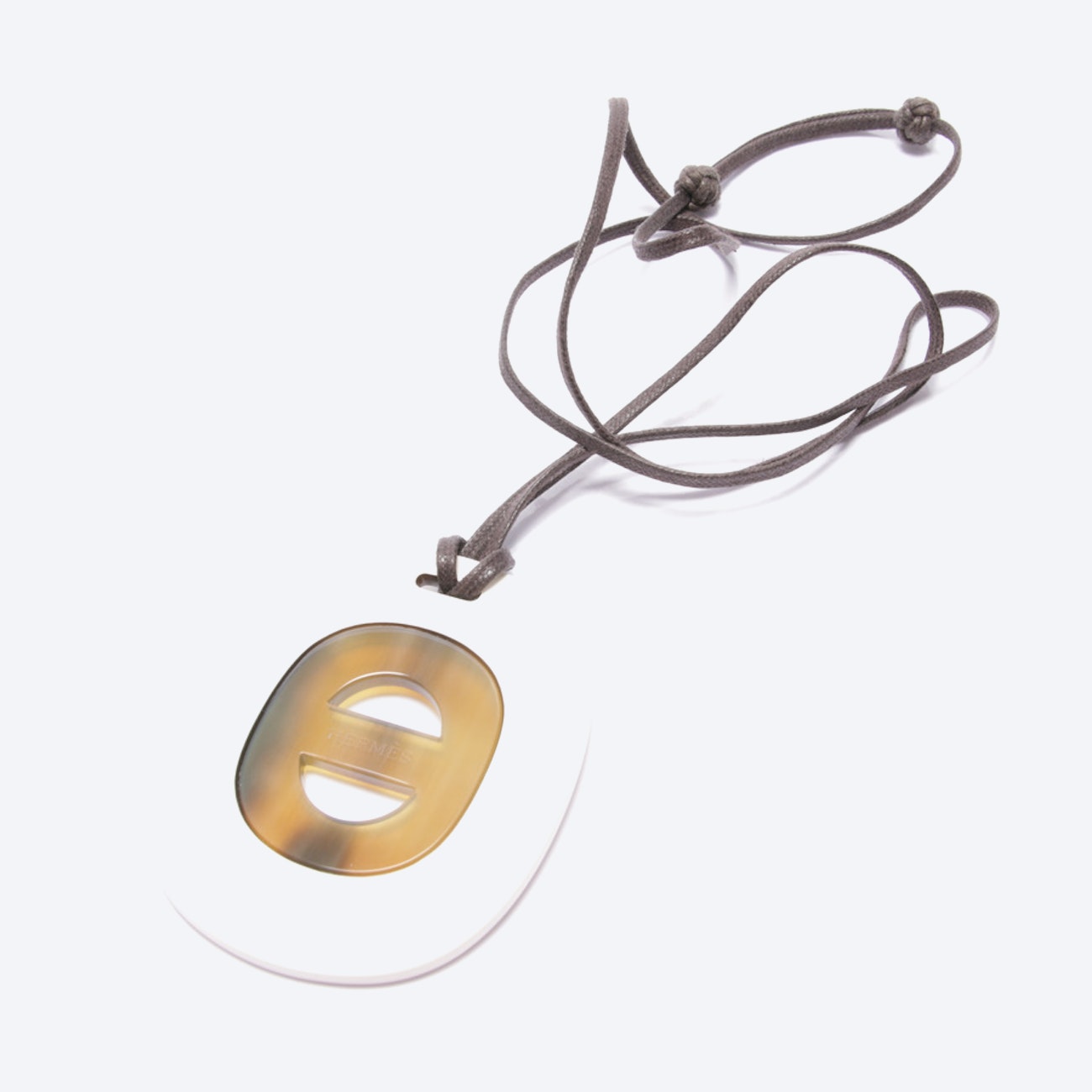 Image 1 of Necklace from Hermès in White and Brown | Vite EnVogue