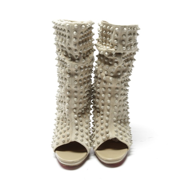 Ankle Boots from Christian Louboutin in Beige size 36,5 EUR | Vite EnVogue