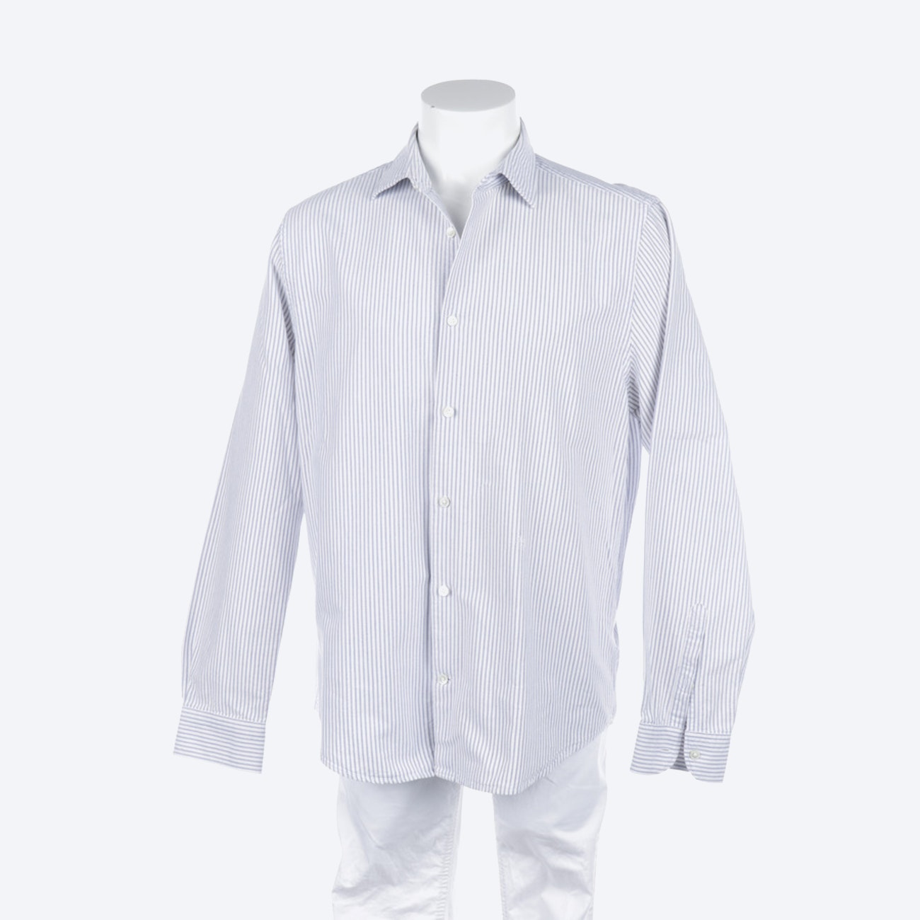 Bild 1 von Hemd von Closed in Weiß und Blau Gr. XL | Vite EnVogue