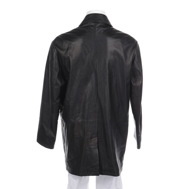 Leather Coat from Daniel Hechter in Black size 50 | Vite EnVogue
