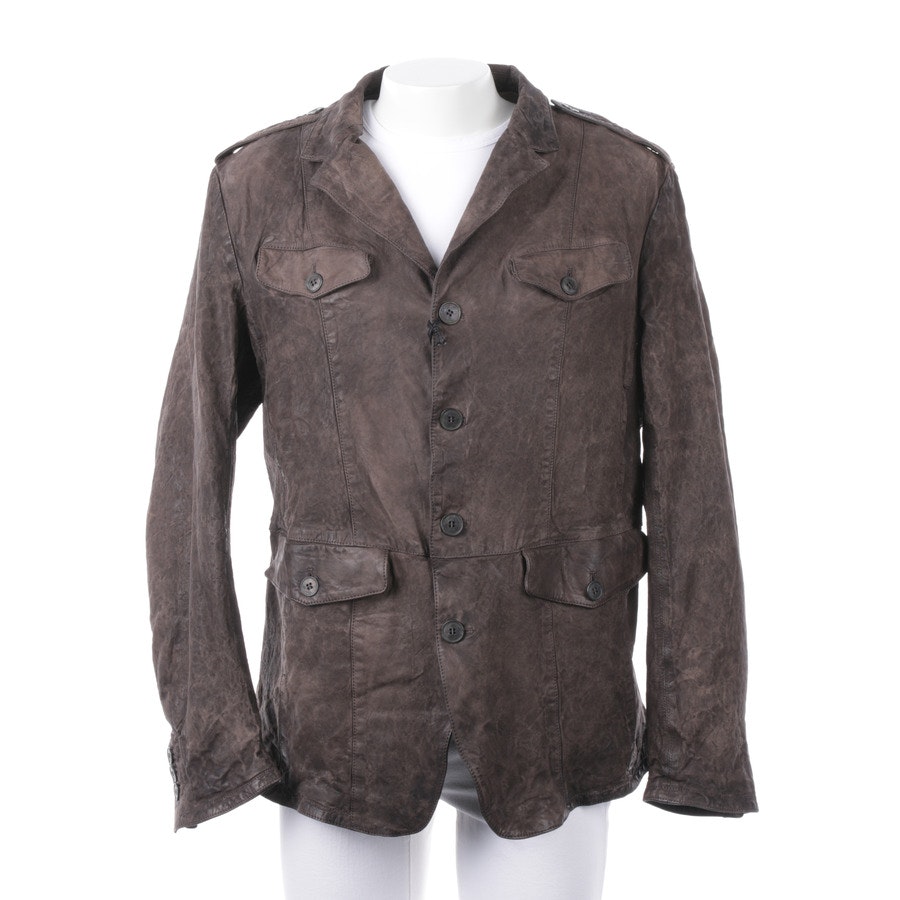Leather Jacket from GMS-75 in Brown size 2XL New