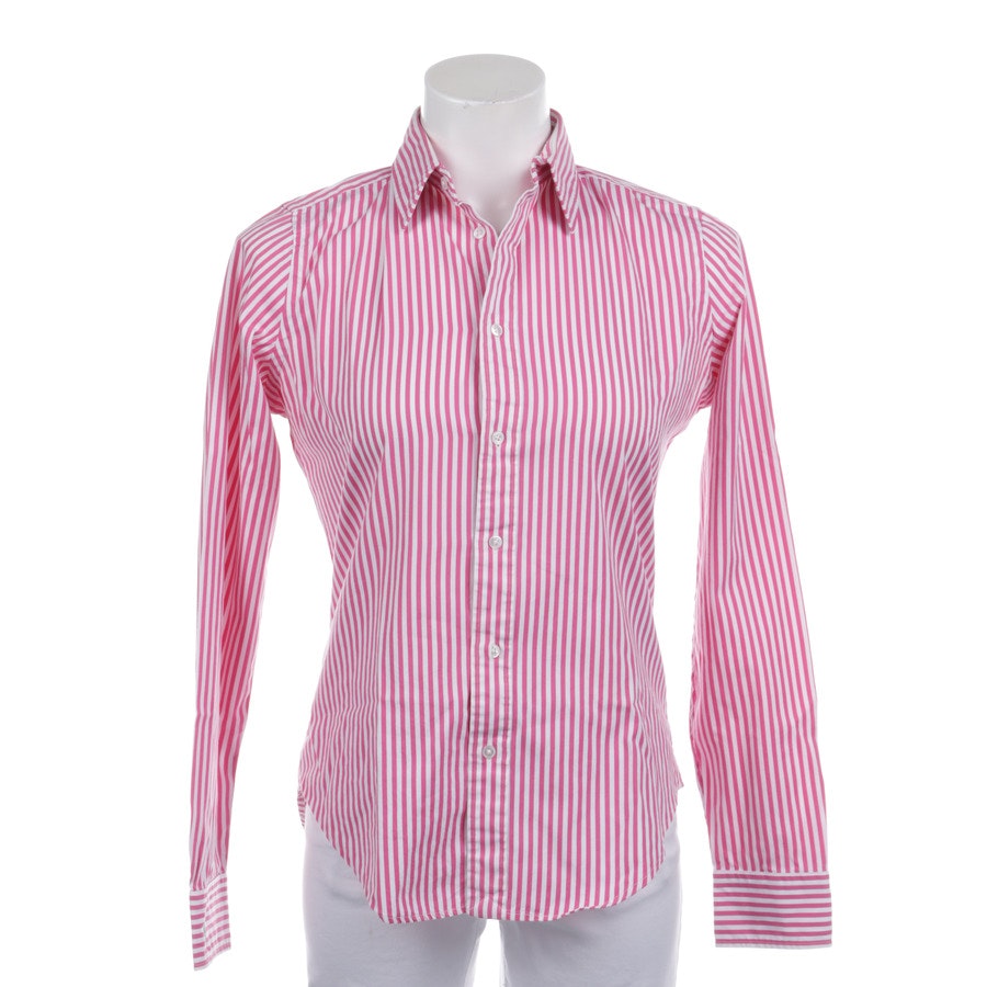 Bluse von Polo Ralph Lauren in Rosa und Weiß Gr. 36 US 6