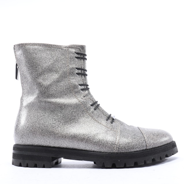 Image 1 of Ankle Boots from Jimmy Choo in Silver and Black size 40,5 EUR | Vite EnVogue