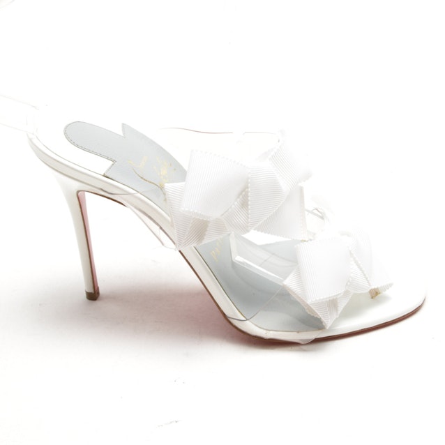 Image 1 of Heeled Sandals from Christian Louboutin in White and Transparent size 36 EUR | Vite EnVogue