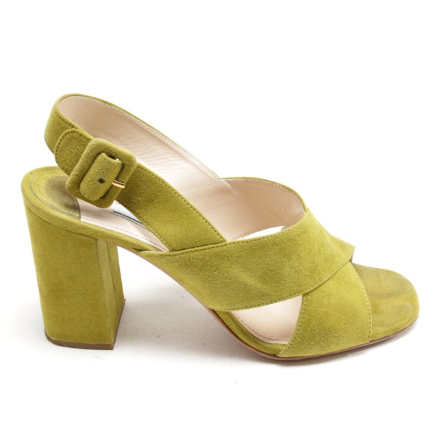 Bild 1 von Sandaletten von Prada in Grün Gr. 38 EUR | Vite EnVogue