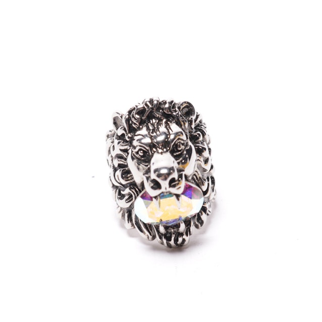 Bild 1 von Ring von Gucci in Silber und Weiß Gr. 59 | Vite EnVogue