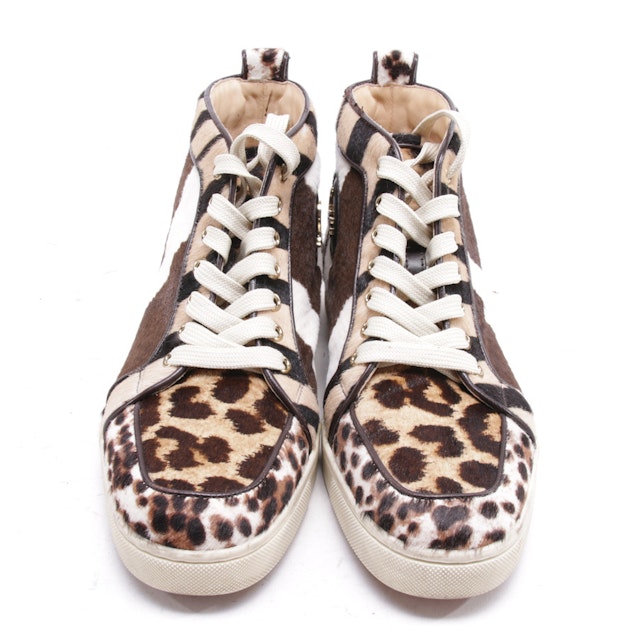 High-Top Sneakers from Christian Louboutin in Brown and Beige size 39,5 EUR | Vite EnVogue