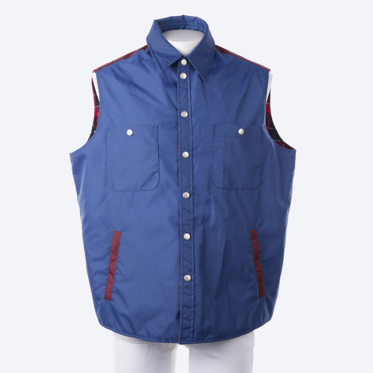 Image 1 of Vest from Gucci in Steelblue and Bordeaux size 44 | Vite EnVogue