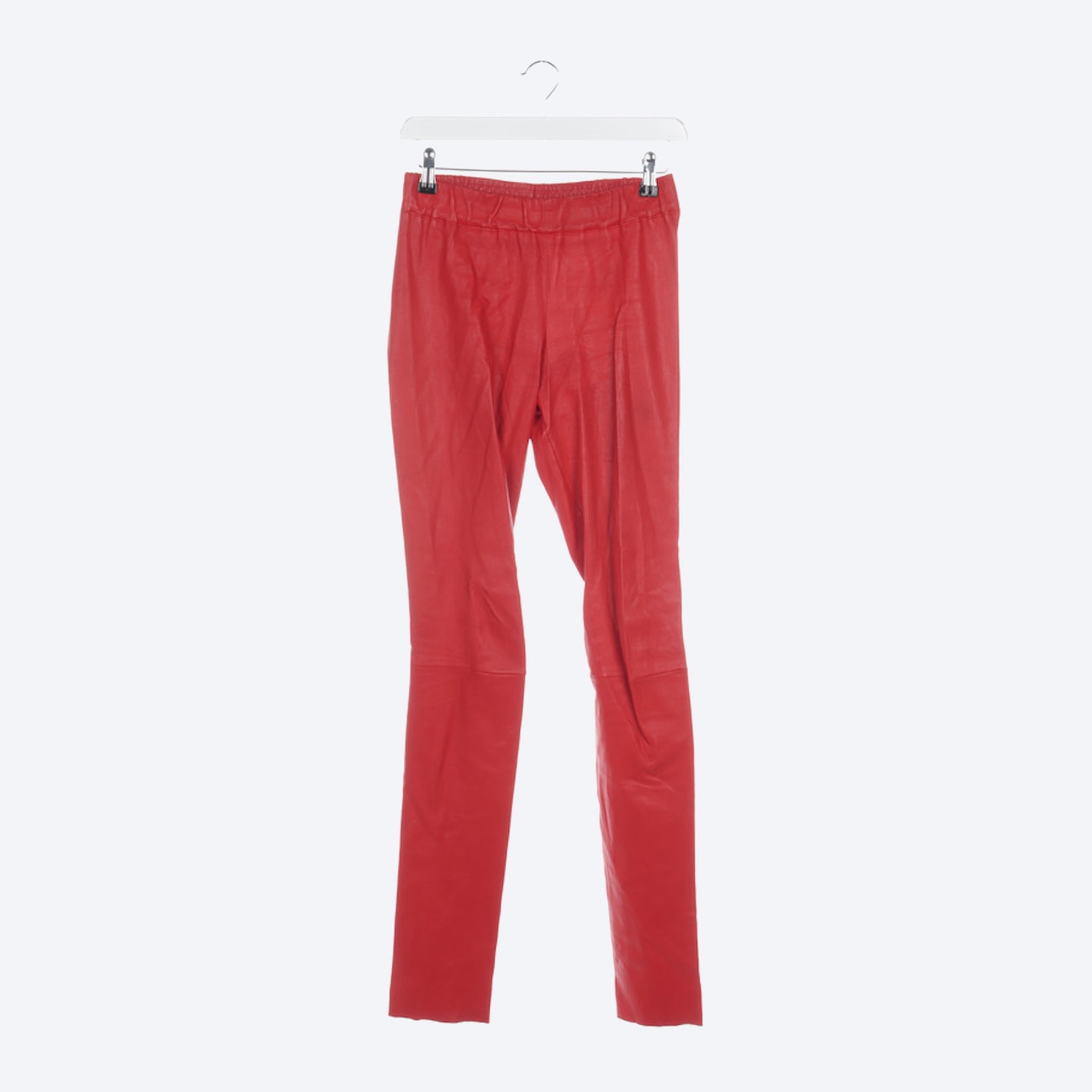 Image 1 of Leather Pants in 36 in color Red | Vite EnVogue