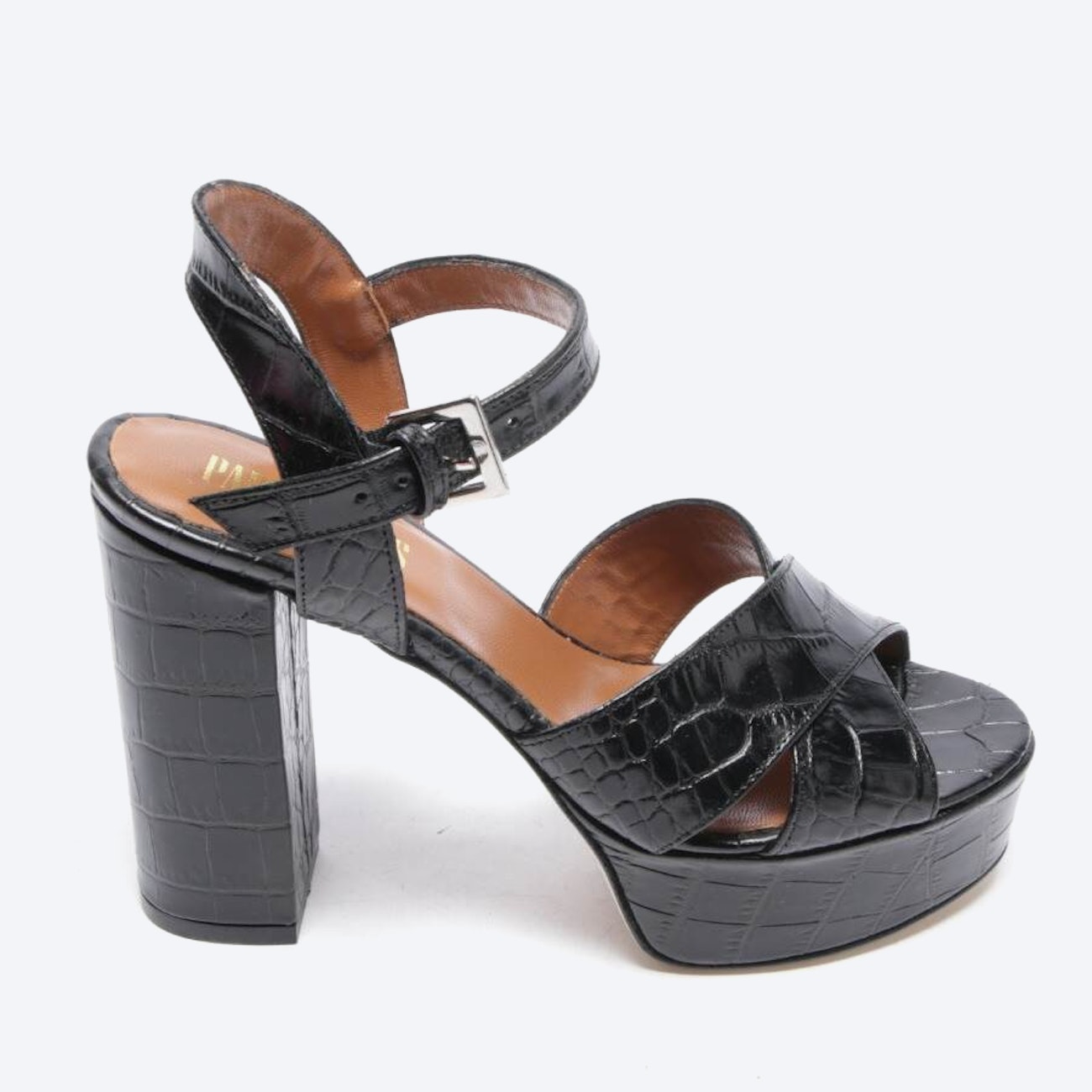 Image 1 of Heeled Sandals in EUR 37.5 in color Black | Vite EnVogue
