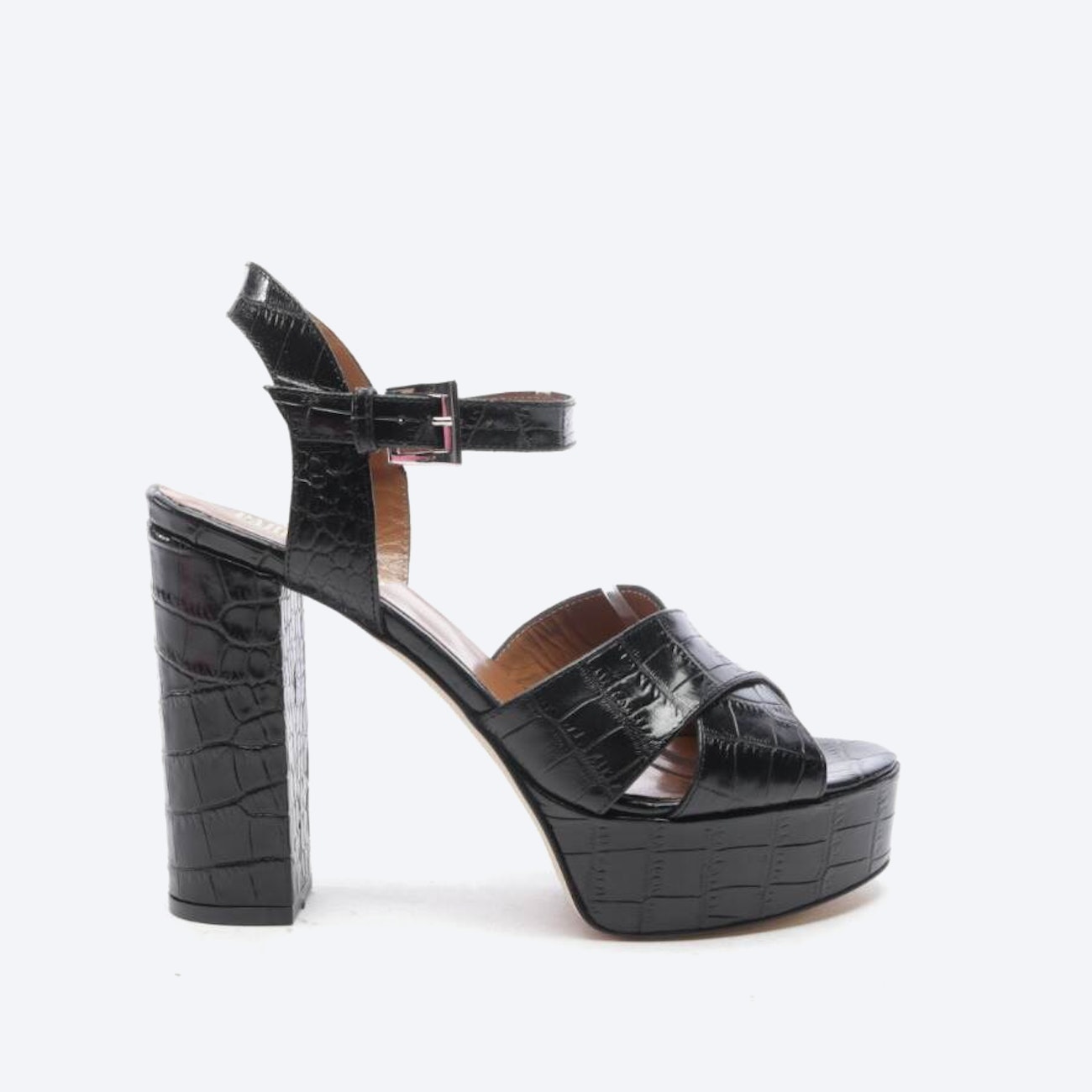 Image 1 of Heeled Sandals in EUR 39.5 in color Black | Vite EnVogue