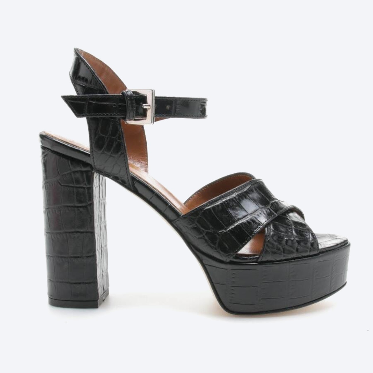 Image 1 of Heeled Sandals in EUR 38.5 in color Black | Vite EnVogue