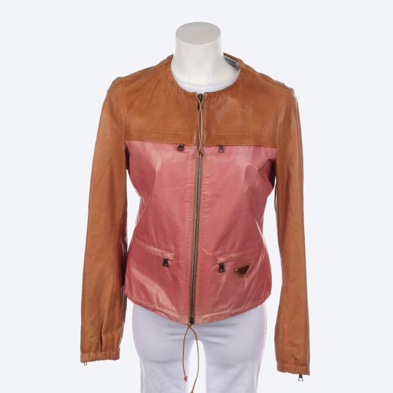 Image 1 of LeatherJacket in 38 in color Brown | Vite EnVogue