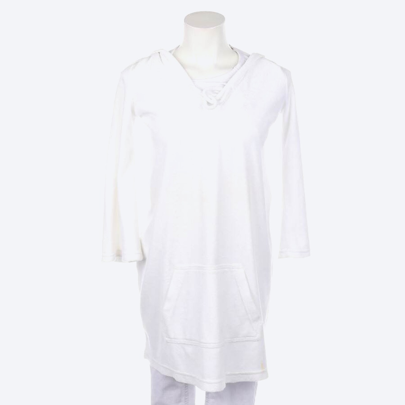 Image 1 of Hooded Sweatshirt in S in color White | Vite EnVogue
