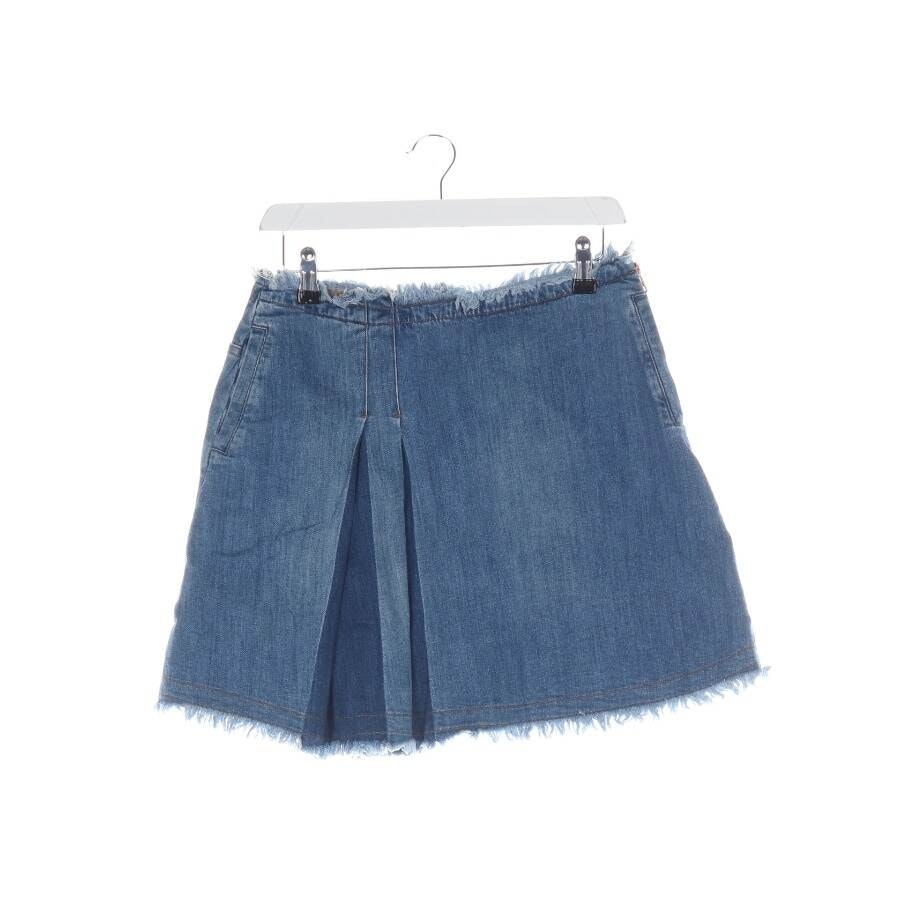 Image 1 of Mini Skirt in W28 in color Blue | Vite EnVogue