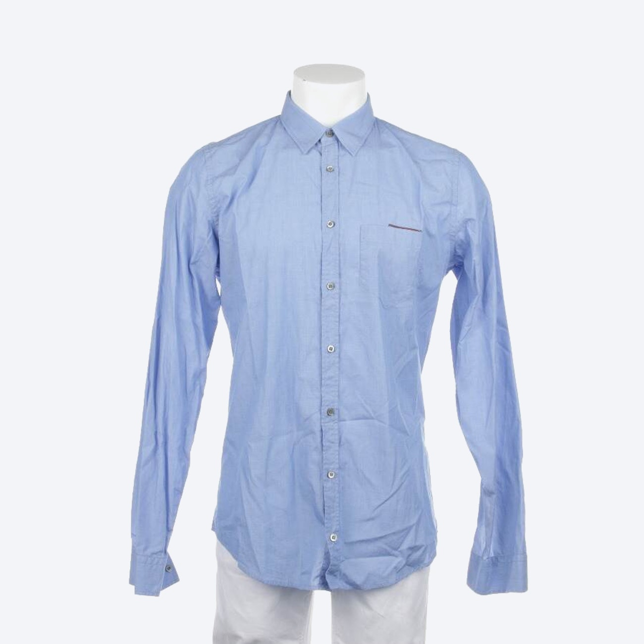 Image 1 of Casual Shirt in 42 in color Blue | Vite EnVogue