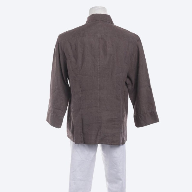 Image 2 of Linen Shirt in 44 in color Brown | Vite EnVogue