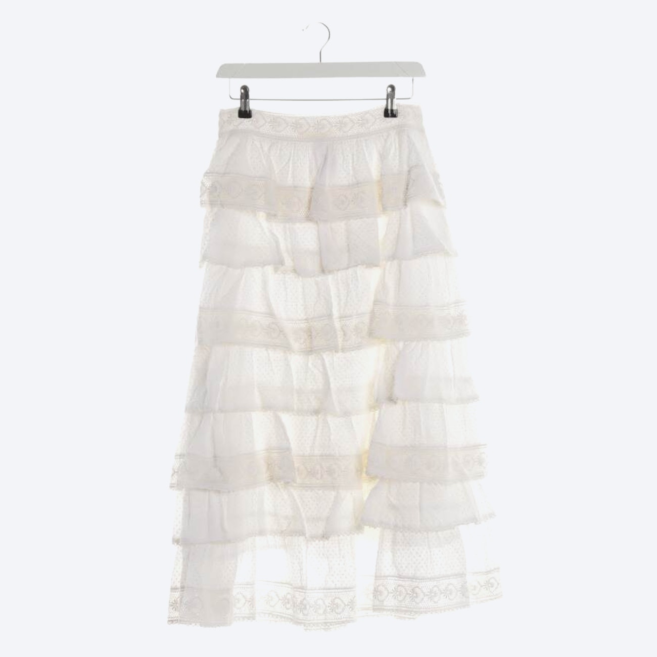 Image 1 of Skirt in 36 in color White | Vite EnVogue