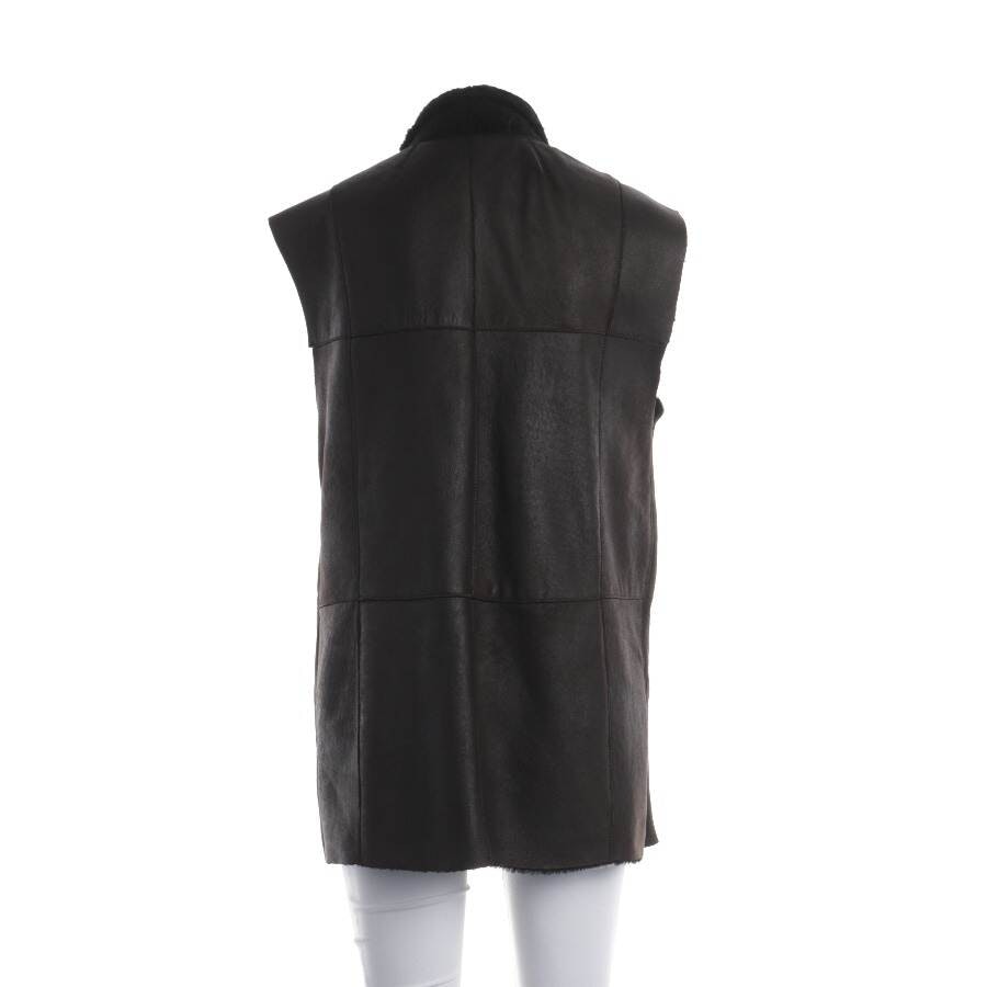 Image 2 of Leather Vest in 40 in color Brown | Vite EnVogue
