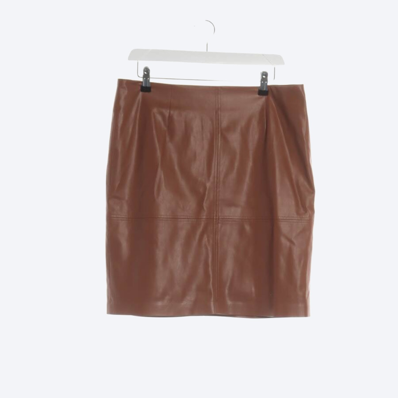 Image 1 of Skirt in 40 in color Brown | Vite EnVogue