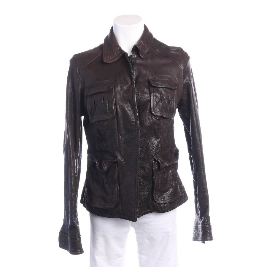 Image 1 of LeatherJacket in 42 in color Brown | Vite EnVogue
