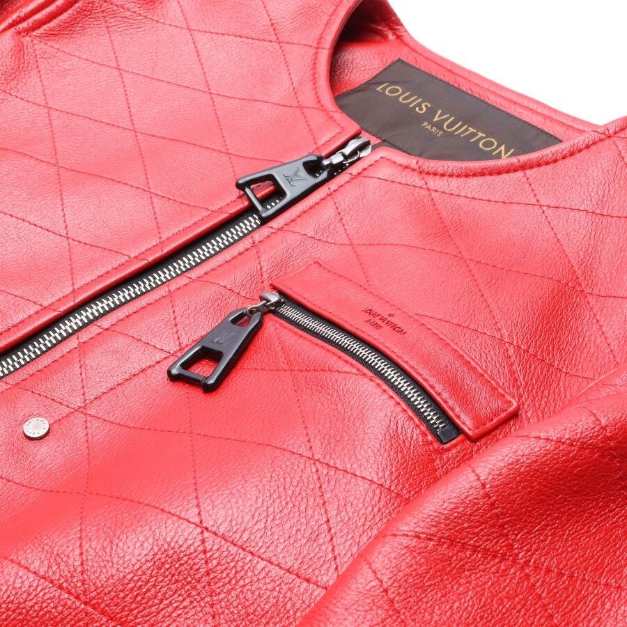 LOUIS VUITTON Damen Jacke/Mantel aus Leder in Rot