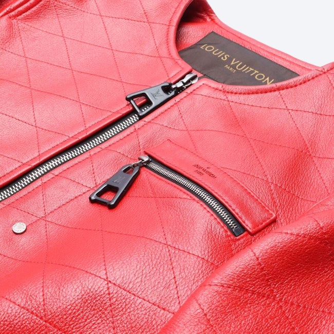 Louis Vuitton Lederjacke in Rot  Lederjacken und Ledermäntel