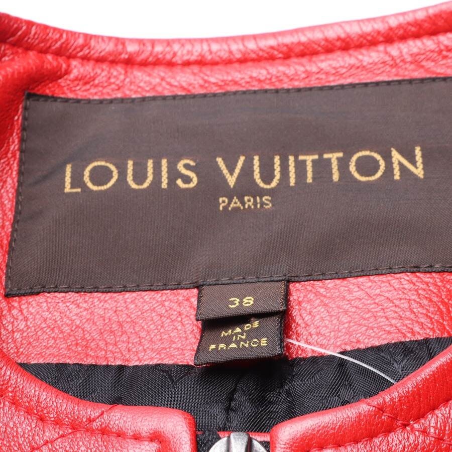 LOUIS VUITTON Damen Jacke/Mantel aus Leder in Rot
