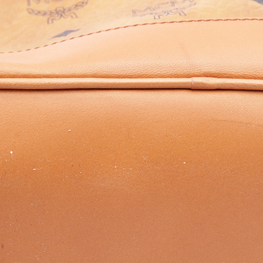 Heritage drawstring cloth bag MCM Camel in Cloth - 34453394