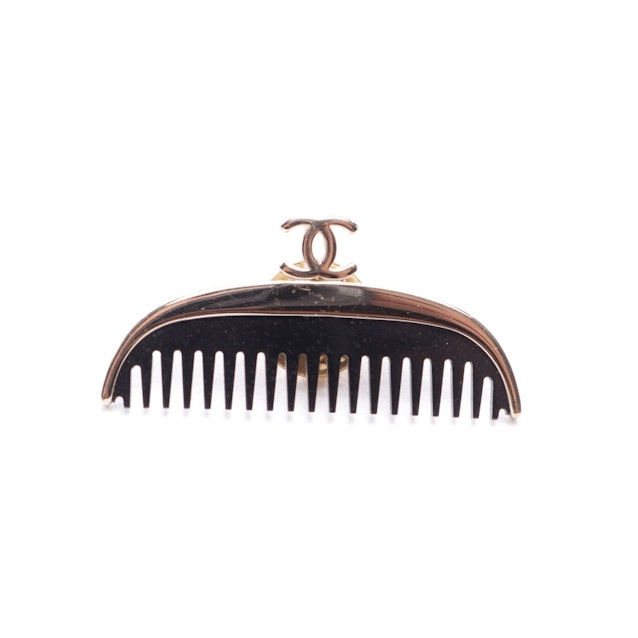 Image 1 of Brooch from Chanel in Gold and Black | Vite EnVogue