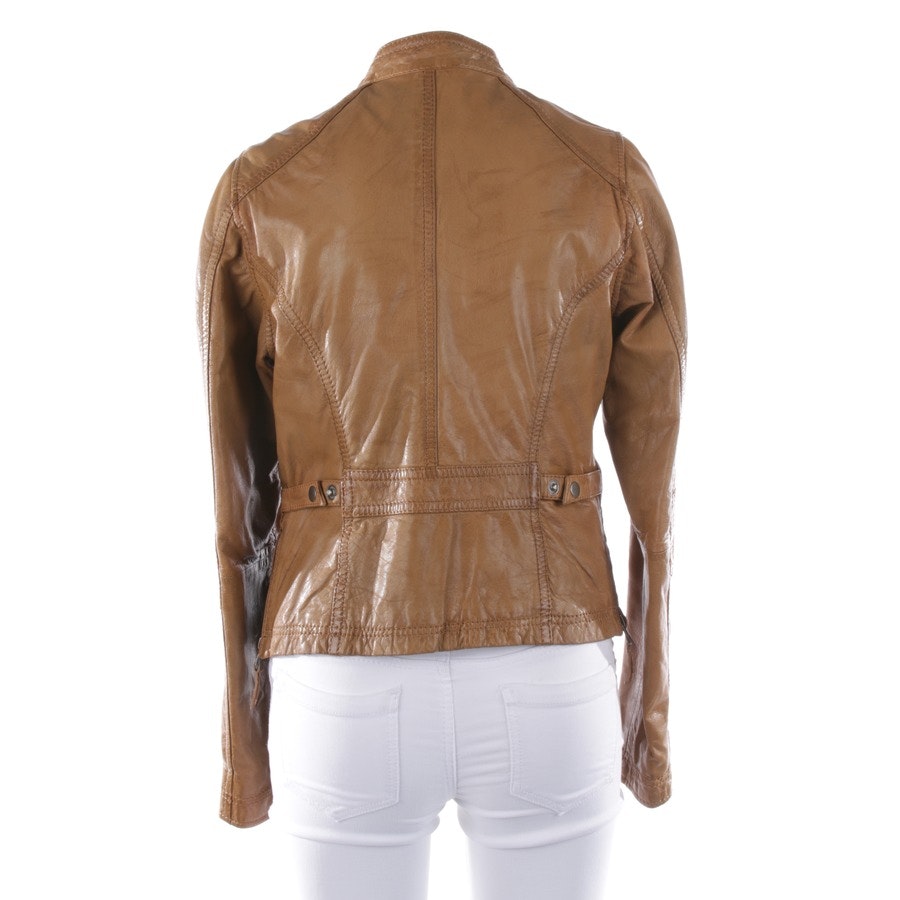 Womens Clothing Jackets Leather jackets Oakwood 61848 Womens Leather Jacket In Beige in Natural 