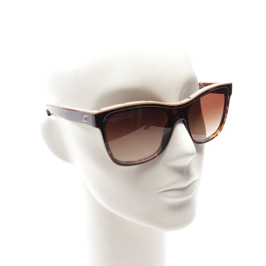 Buy Chanel rectangle in brown | Sunglasses at Vite EnVogue