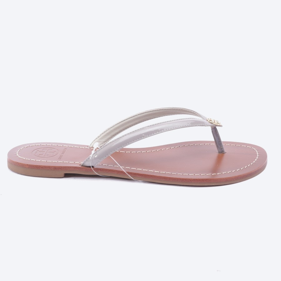 Buy Tory Burch toe separator in brown | Sandals at Vite EnVogue