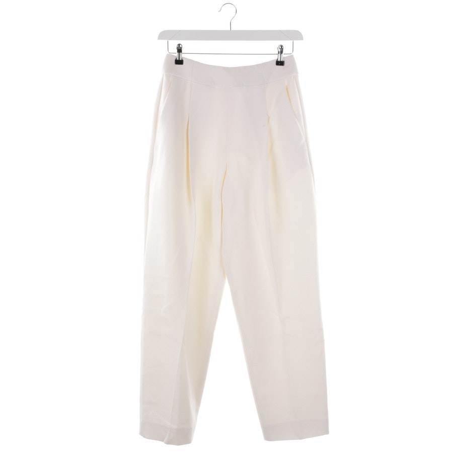 Image 1 of Trousers in 34 in color White | Vite EnVogue