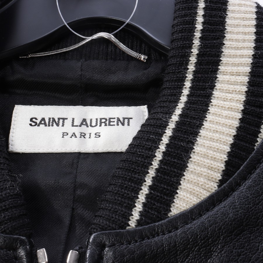 leather jacket from Saint Laurent in black size 46