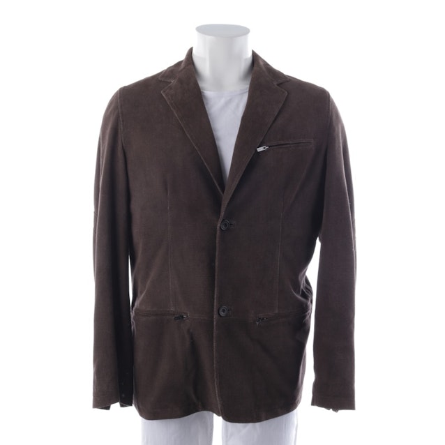 Image 1 of leather jacket from Kiton in brown size 44 IT 50 | Vite EnVogue