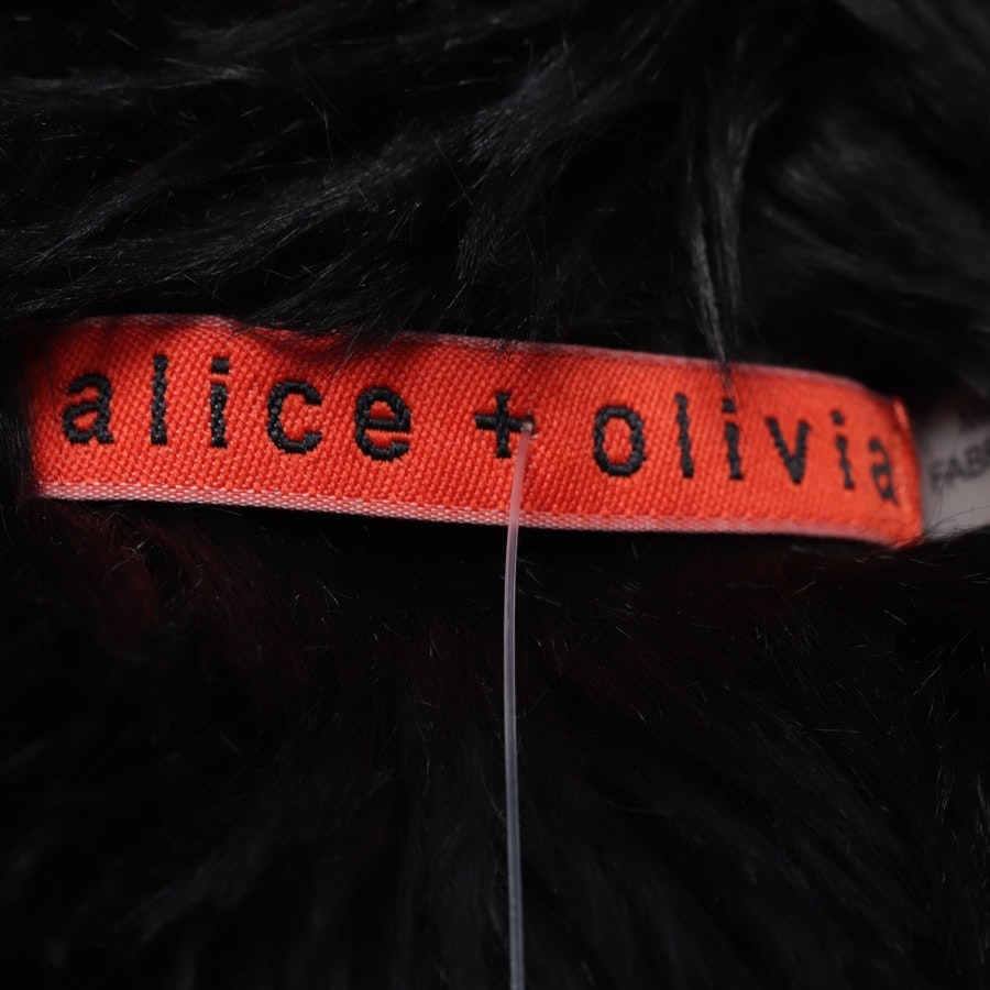 Kunstfelljacke von Alice + Olivia in Schwarz Gr. XS